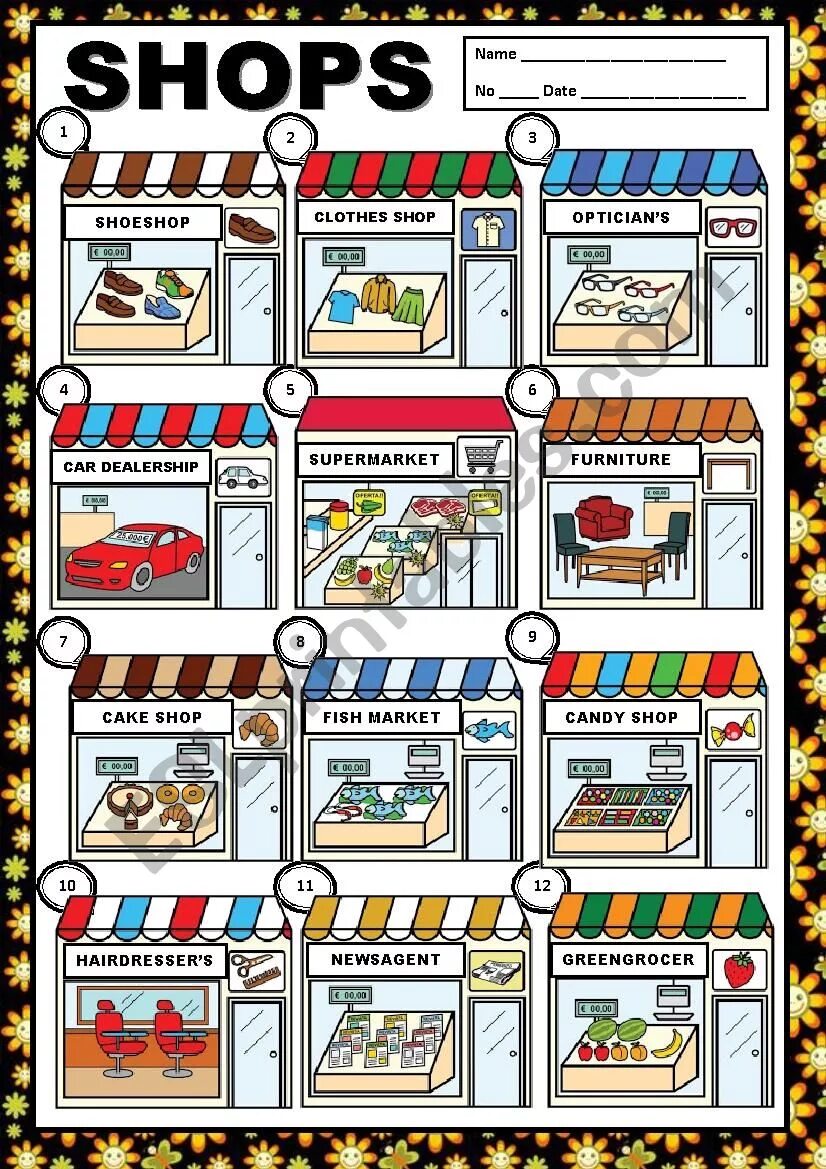 Types of shops задания. Shopping names of shops задания. Shopping задания. Магазины Worksheets. Shops and shopping test