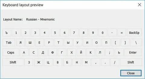 Перевести в русскую раскладку текст