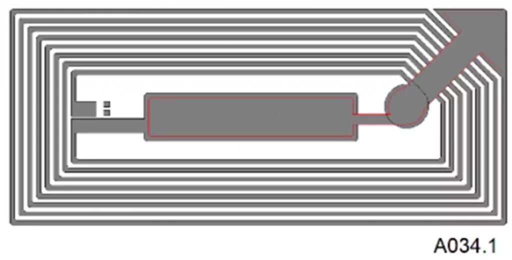 RFID-метки — микрочипы. RFID метка на 868 МГЦ со щелевой антенной. Радиочастотная RFID метка. RFID метка микрочип.