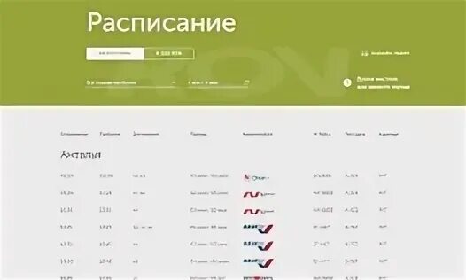Сезонное расписание аэропорт казань