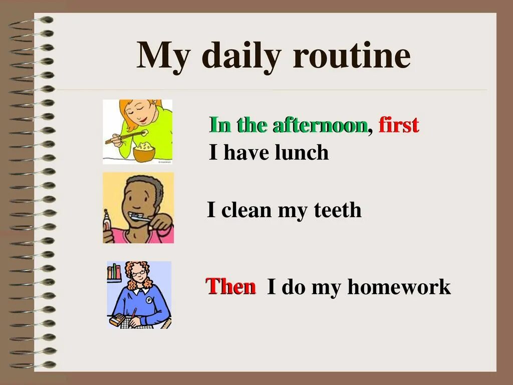 My Daily Routine презентация. My Daily Routine 6 класс. Daily Routine 6 класс. My Daily Routine 5 класс. What did you in the afternoon