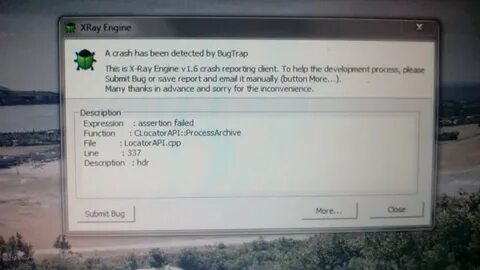 Crash xray engine