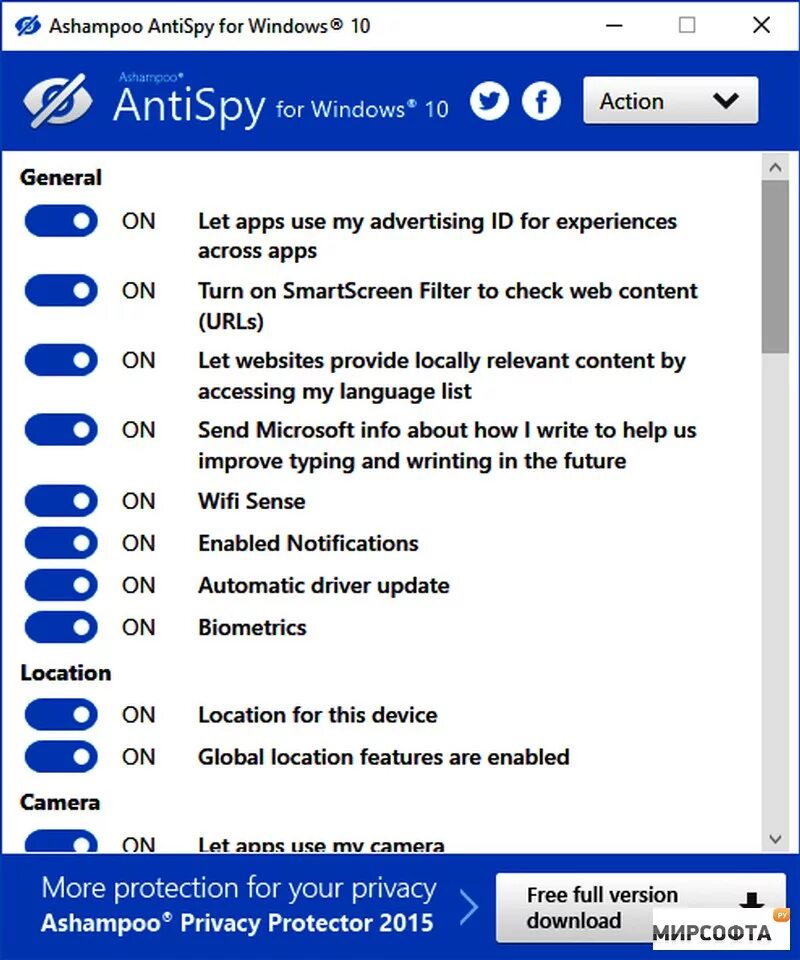 Enable features