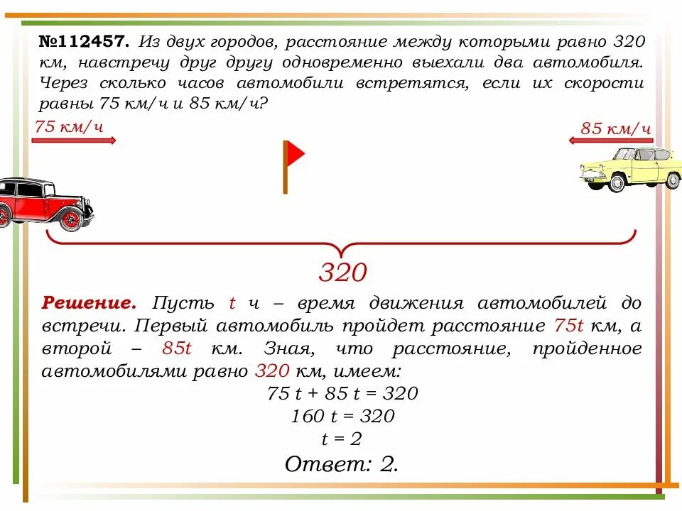 Какова скорость 1 автомобилей. Решение задачи из двух городов одновременно навстречу друг другу. Задача два автомобиля выехали одновременно навстречу друг другу. Задача 2 автомобиля выехали одновременно навстречу друг другу. Задача про два автомобиля.