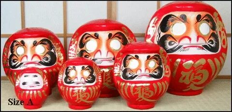 Японские куклы дарумы