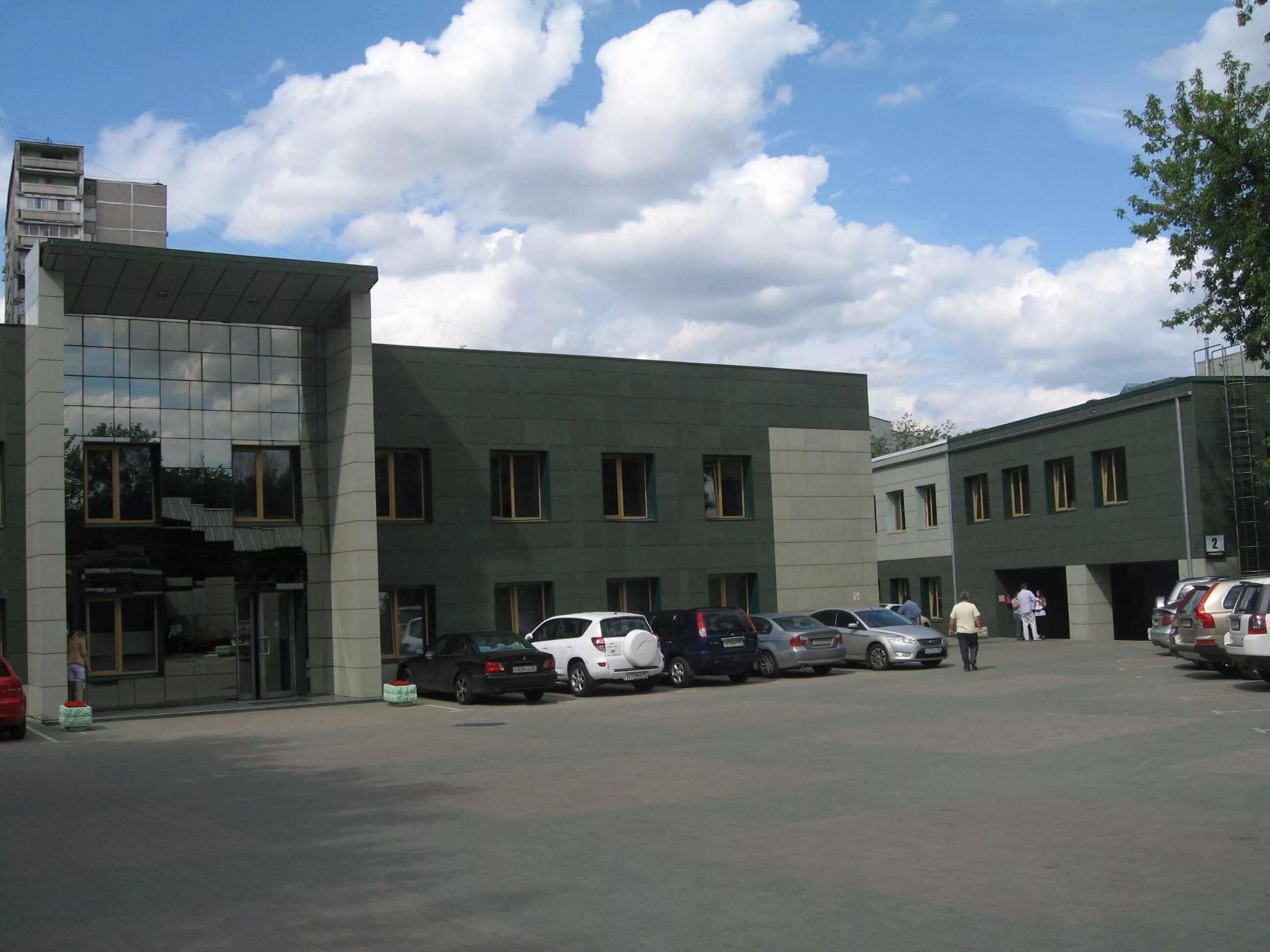 14, стр. Москва, нижняя улица, 14с7. Ул нижняя д 14 1. 7. Четырёхэтажный бизнес центр.