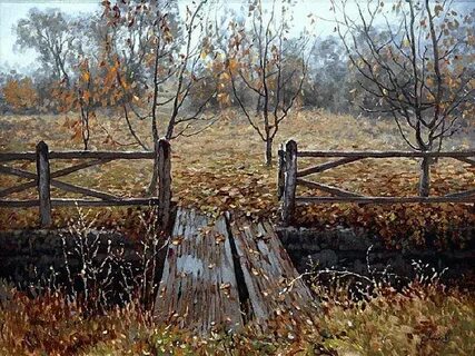 Поздняя осень усадьба