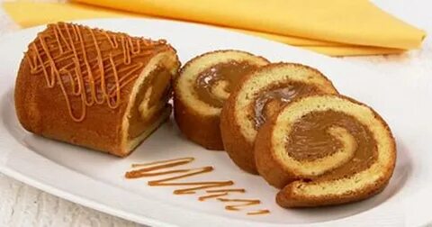 Рулет с варен сгущенкой