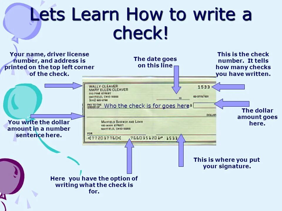 How to write a check. Writing checks. How to sign checks. Check writer перевод. Writing checker