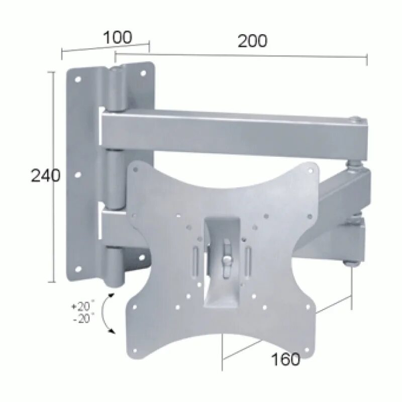 Кронштейн Benatek LCD-BIGARM. Поворотно наклонный кронштейн VESA 75. Кронштейн Benatek HANDMOUNT. Настенный кронштейн VESA 75х75 Arm.