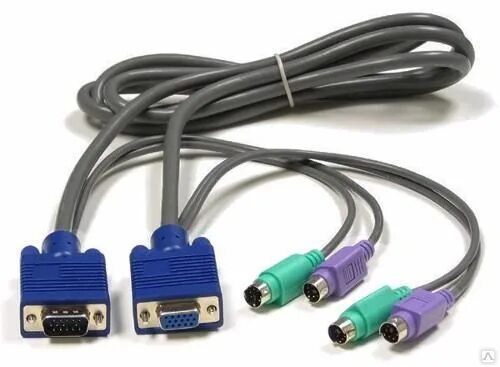 PS\2 -VGA кабель. PS/2 KVM Switch Cable. Кабель VGA+ps2 - VGA+ps2. KVM PS/2 VGA.