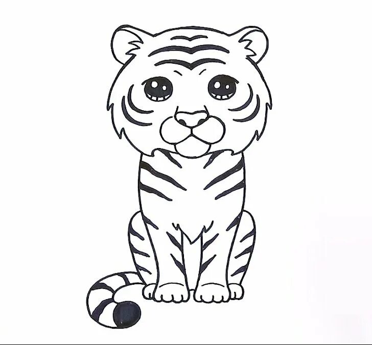 Тигр рисунок поэтапно. Рисунки поэтапно животные. Нарисовать тигра легко для детей. Тигр рисунок карандашом для детей. Поэтапное рисование тигра для детей.
