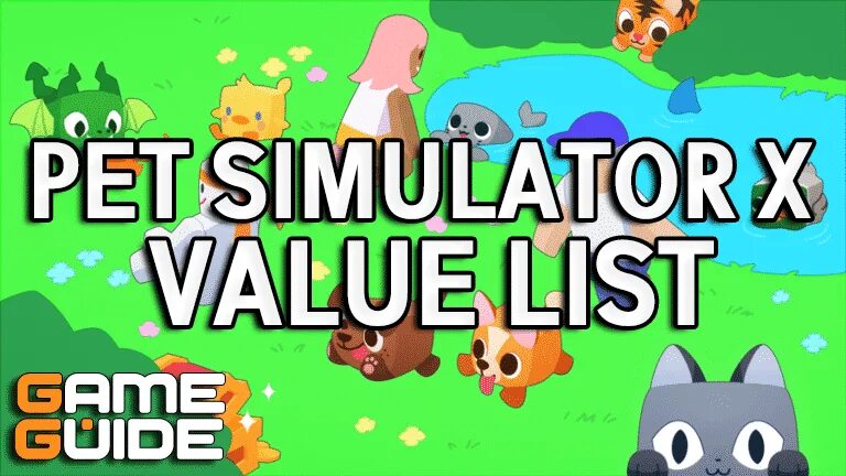 Pet sim values