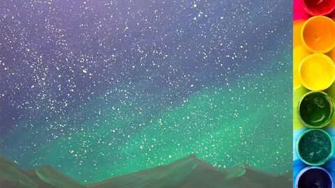 Как рисовать звездное небо