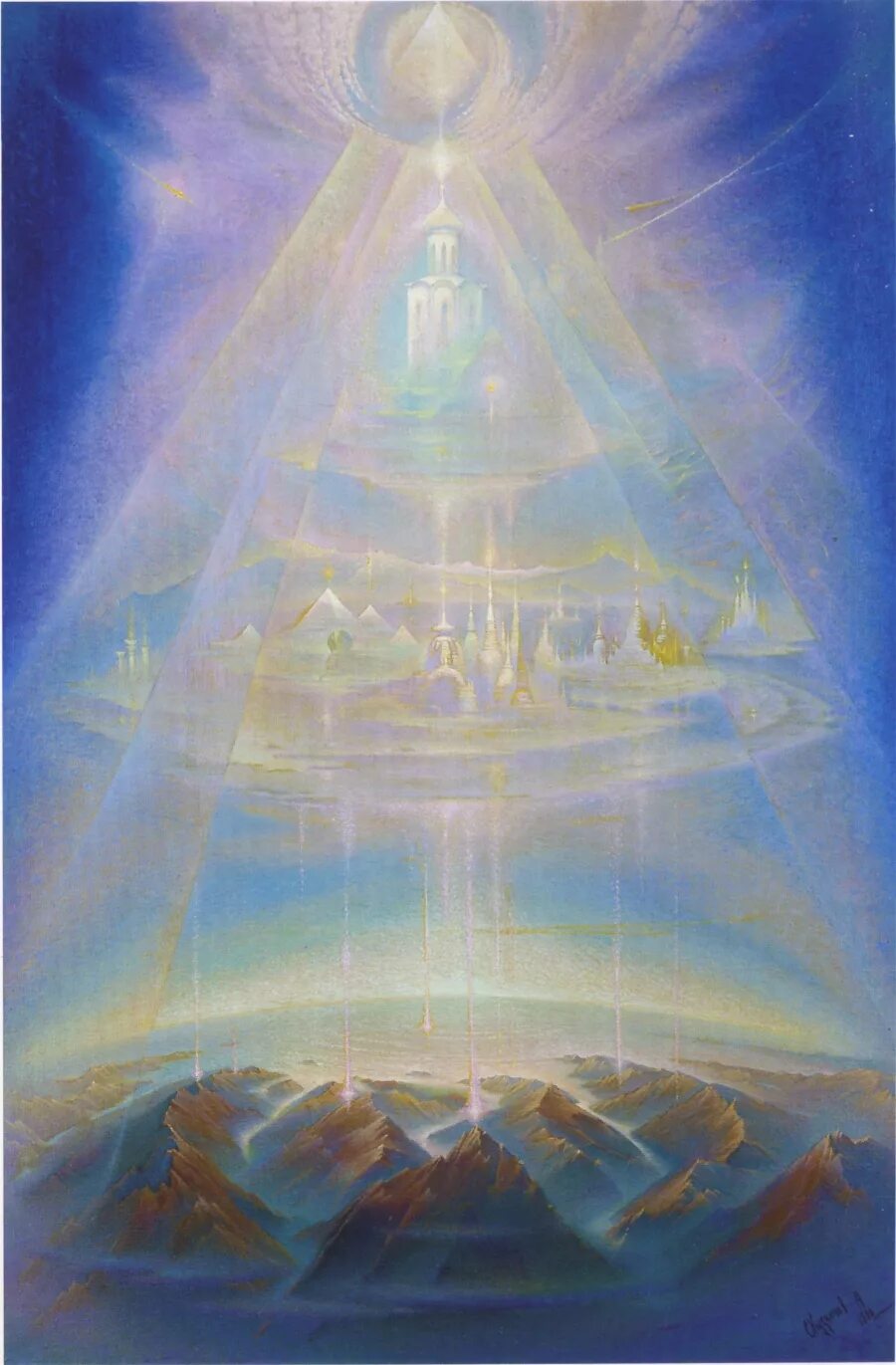 фрейдун рассули художник картины. тонкое видение. тонкое видение. картины тонких миров. мироздание.