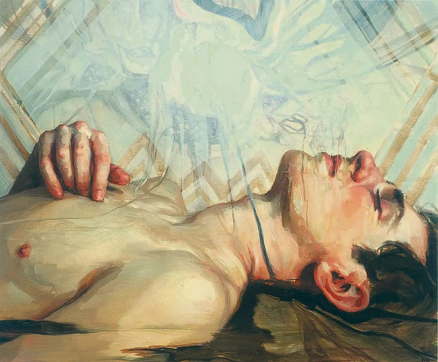 Обессилевший почему е. Meghan Howland. Спящий мужчина в живописи. Сон в живописи.