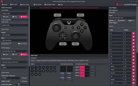 Joystick input