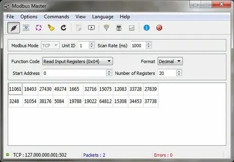 Modbus master