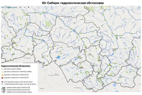 Сравнение гидрологических объектов
