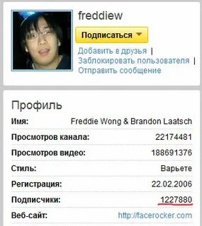 Больше всего подписчиков на youtube