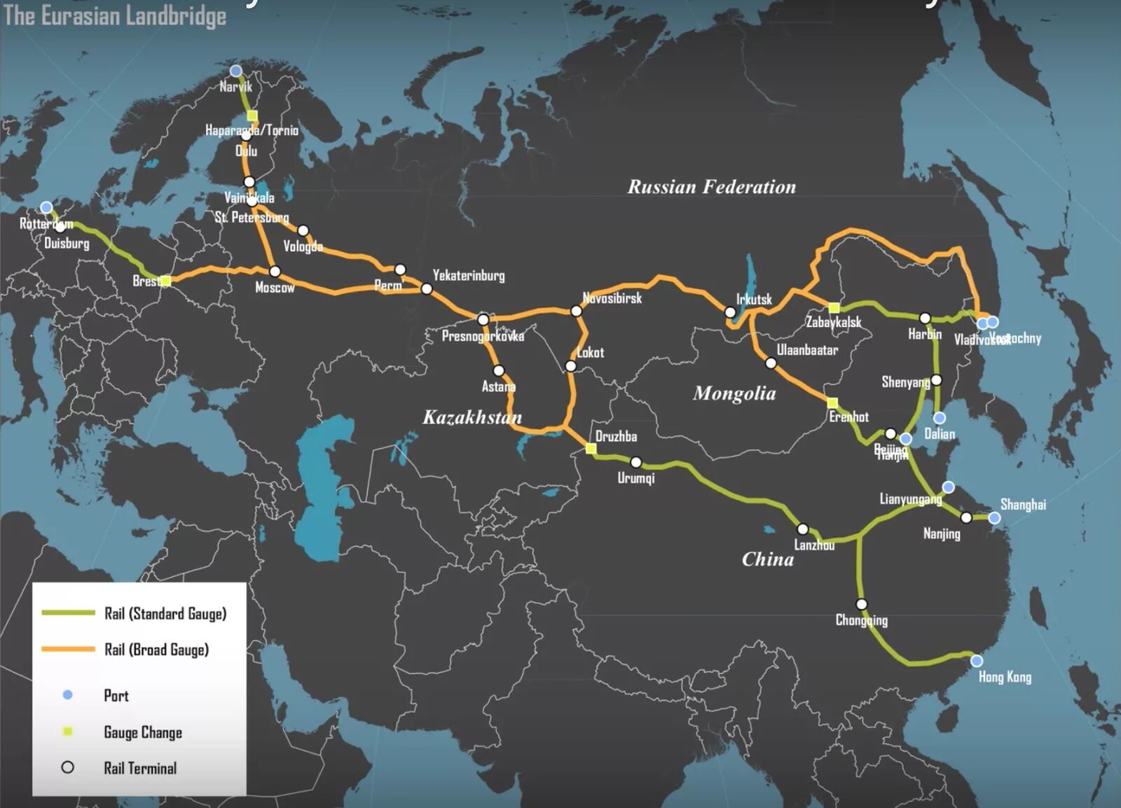 Дороги евразии. Железные дороги Евразии. Карта ЖД путей Евразии. Сеть железных дорог Азии. Карта the Eurasian Land Bridge.
