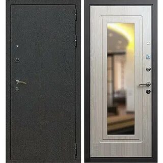Дверь с зеркалом с установкой
