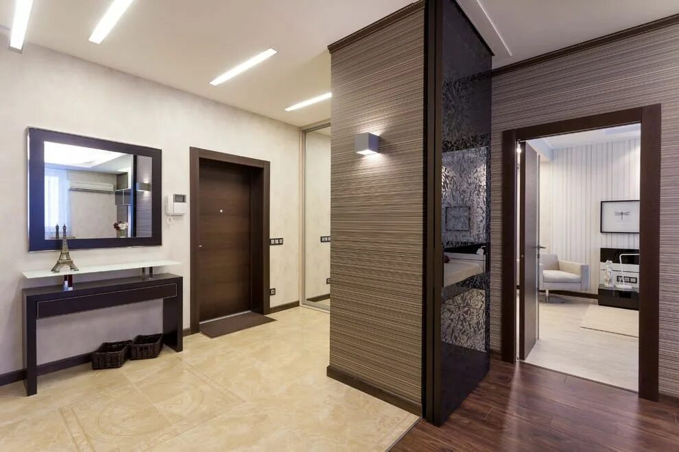 Коричневые двери и пол в интерьере https:///blog/dveri-venge-v-interere/ House design, Home decor,
