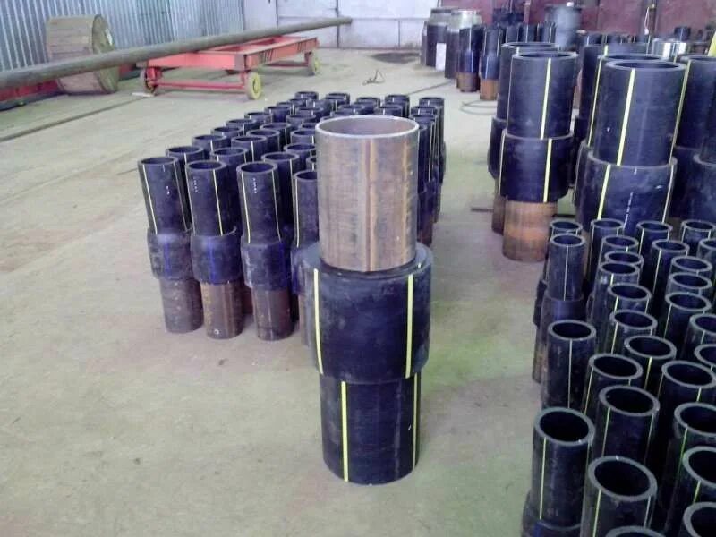 Нспс 63/110. Неразъемное соединение полиэтилен сталь 110 108. Переходник с пнд на металл без резьбы. Переход пластик сталь. Переход пластик сталь.