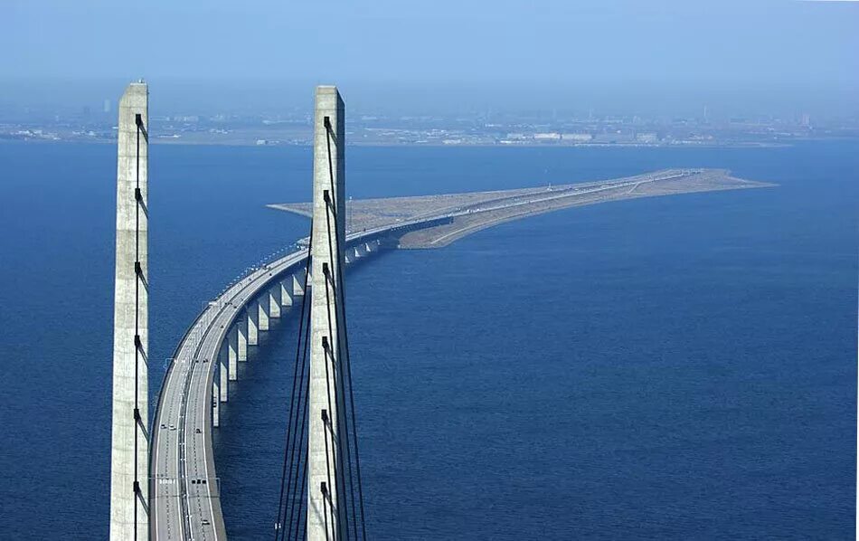 Oresund Bridge Connection between Sweden and Denmark Suécia, Ponte, Lugares incr