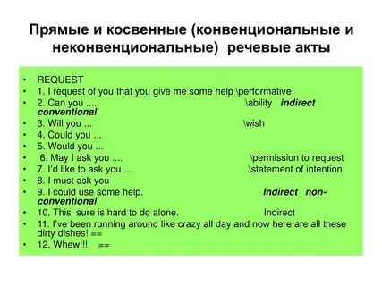 Косвенные акты