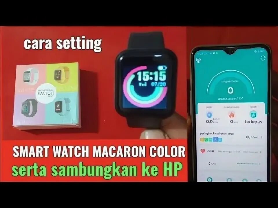 Macaron color watch. Macaron color watch