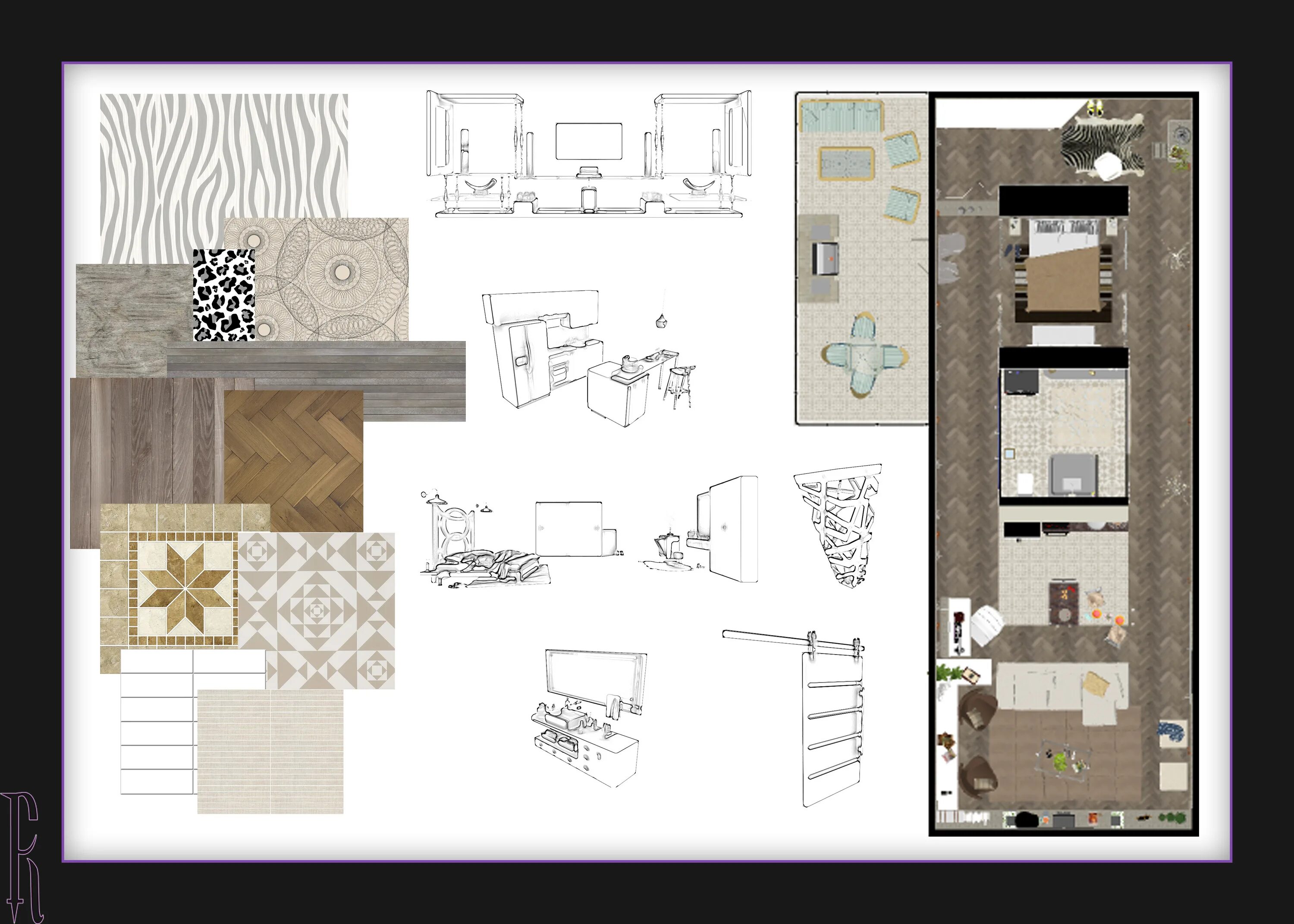 Sample board