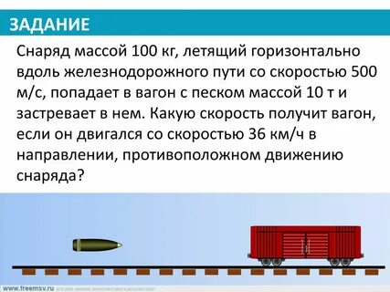 От движущегося поезда отцепляют вагон