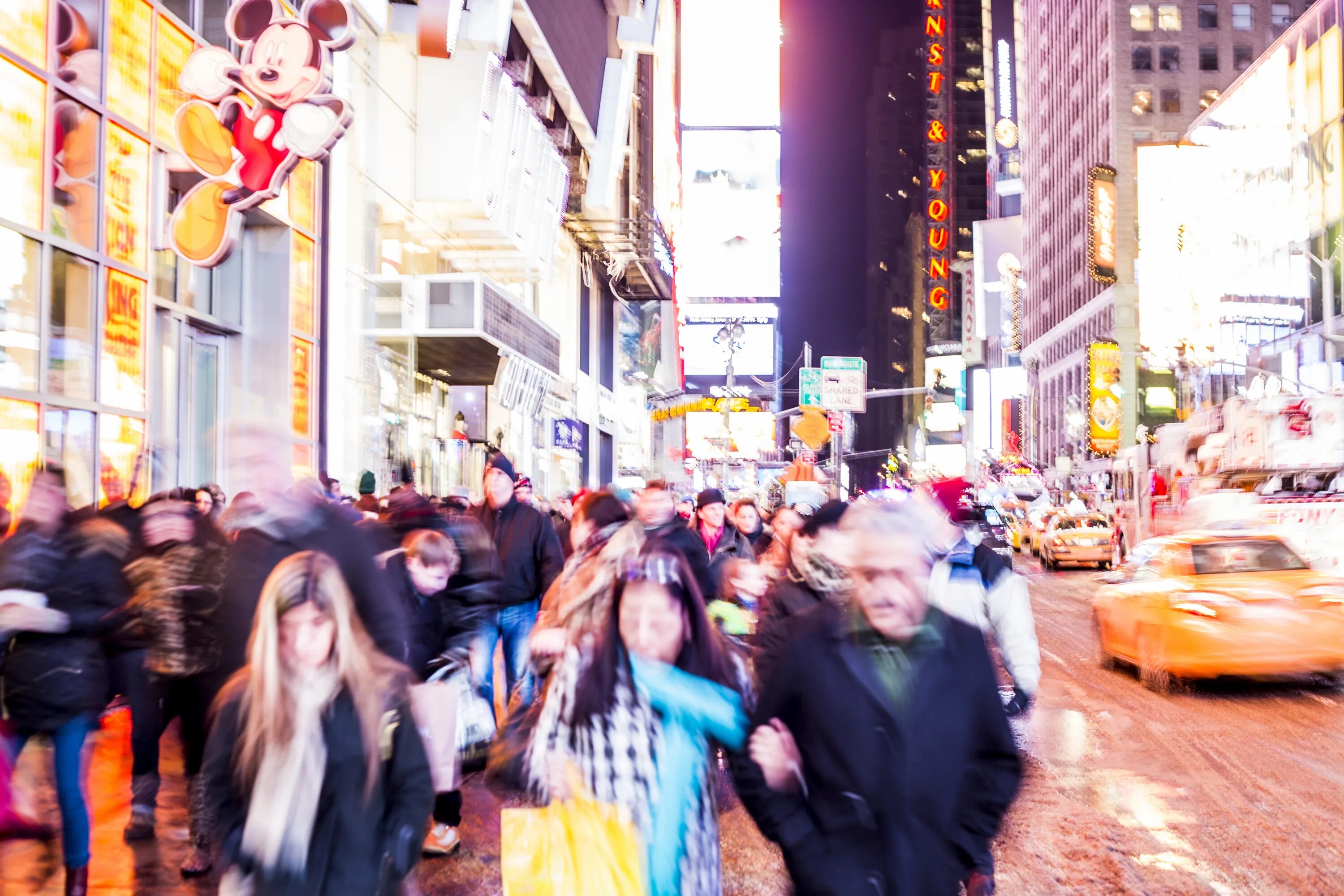 Crowded square