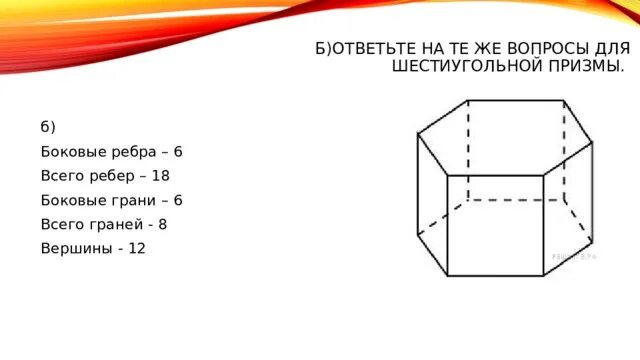 Грани правильной шестиугольной Призмы. Боковая грань шестиугольной Призмы. Боковое ребро шестиугольной Призмы. Шестиугольная Призма Вершинины.