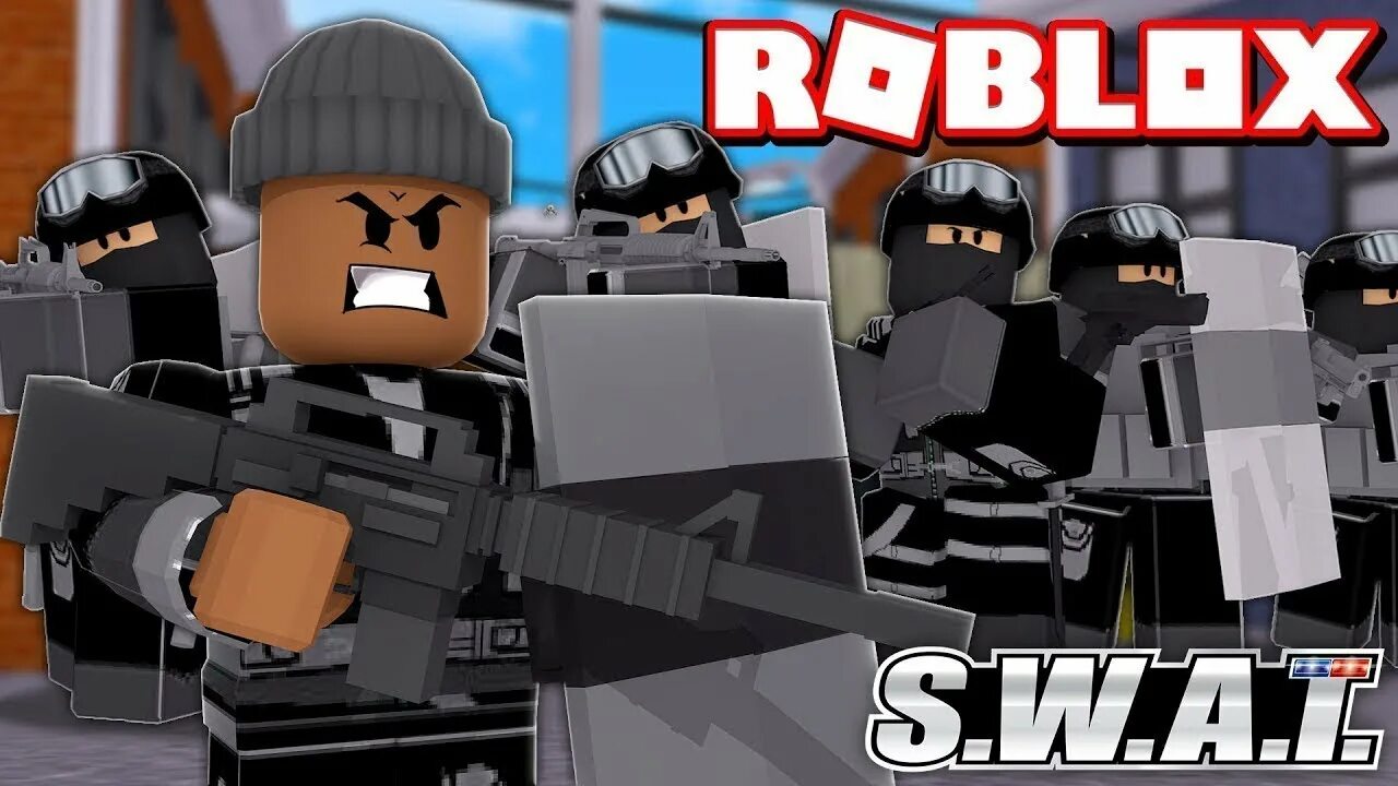 Спецназ в РОБЛОКСЕ. SWAT Roblox. Спецназ против террористов. РОБЛОКС SWAT Simulator. Роблокс скин симулятор