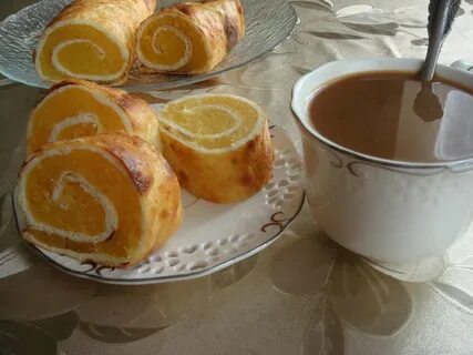 Апельсиновый рулет