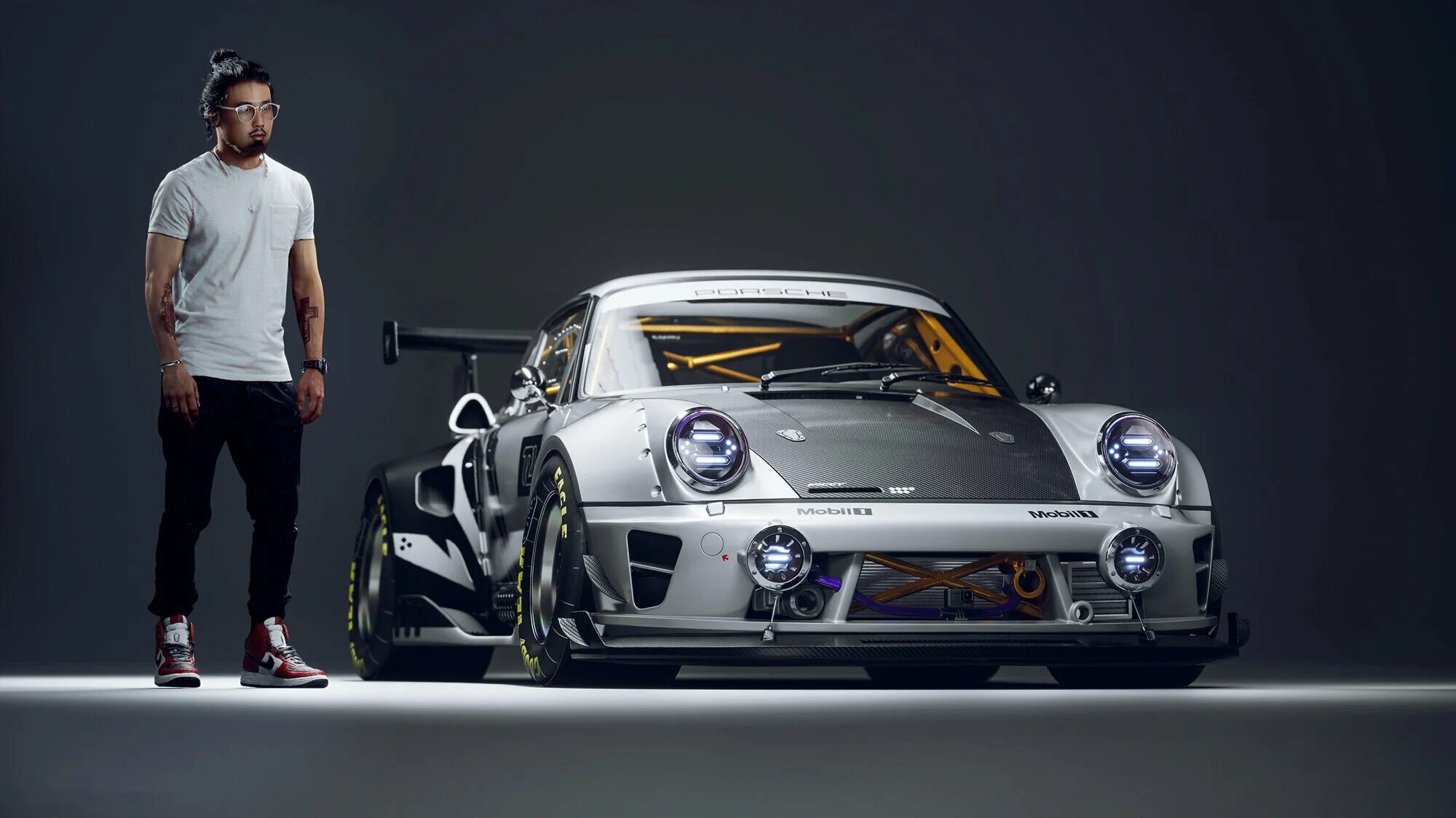 Как получить порше. Порше 911 киберпанк. porsche 911 turbo rwb. порше 911 турбо киберпанк. порше 911 cyberpunk 2077.