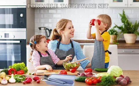 Children in the kitchen are