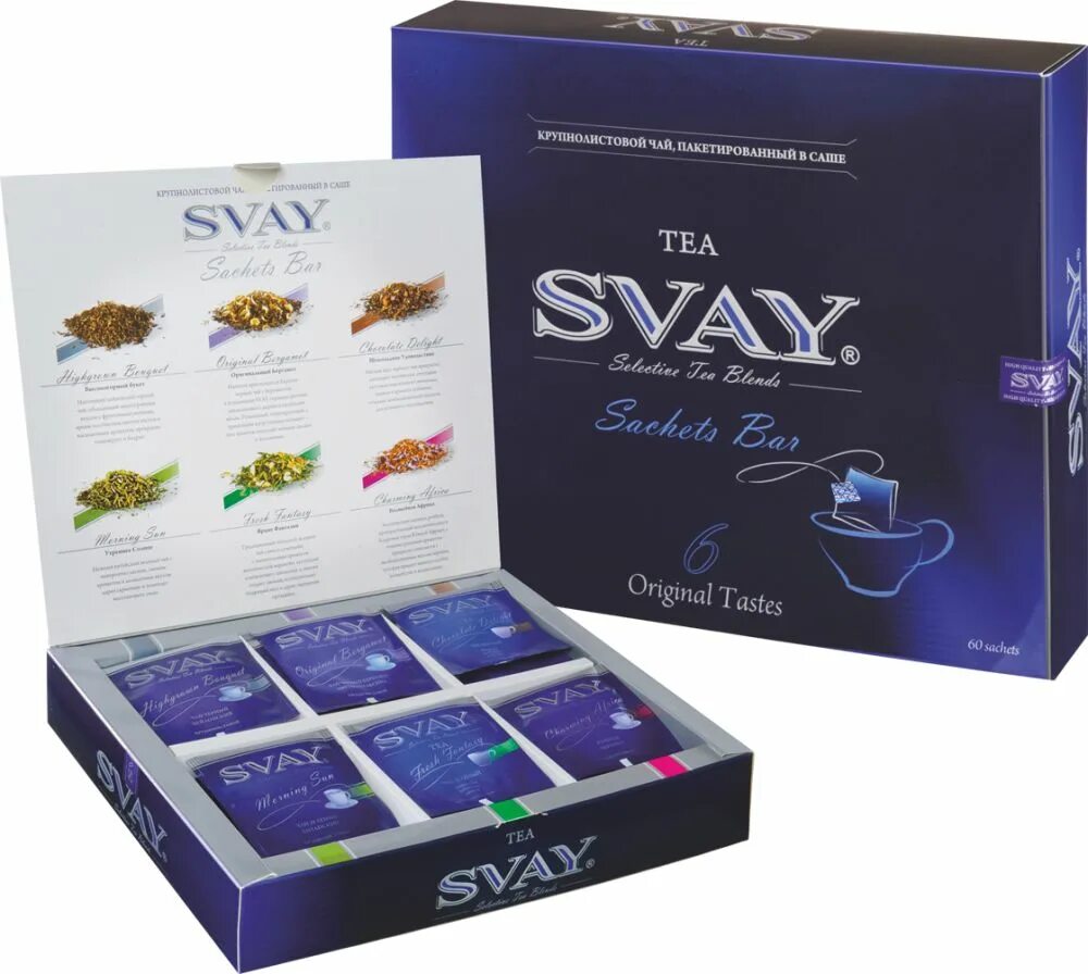 Подарочный набор чая Svay sachet Bar, 60 саше. Чай в пакетиках Svay. Набор чая Svay "great Set". Набор чая в пакетиках Svay. Купить чай набор в пакетиках