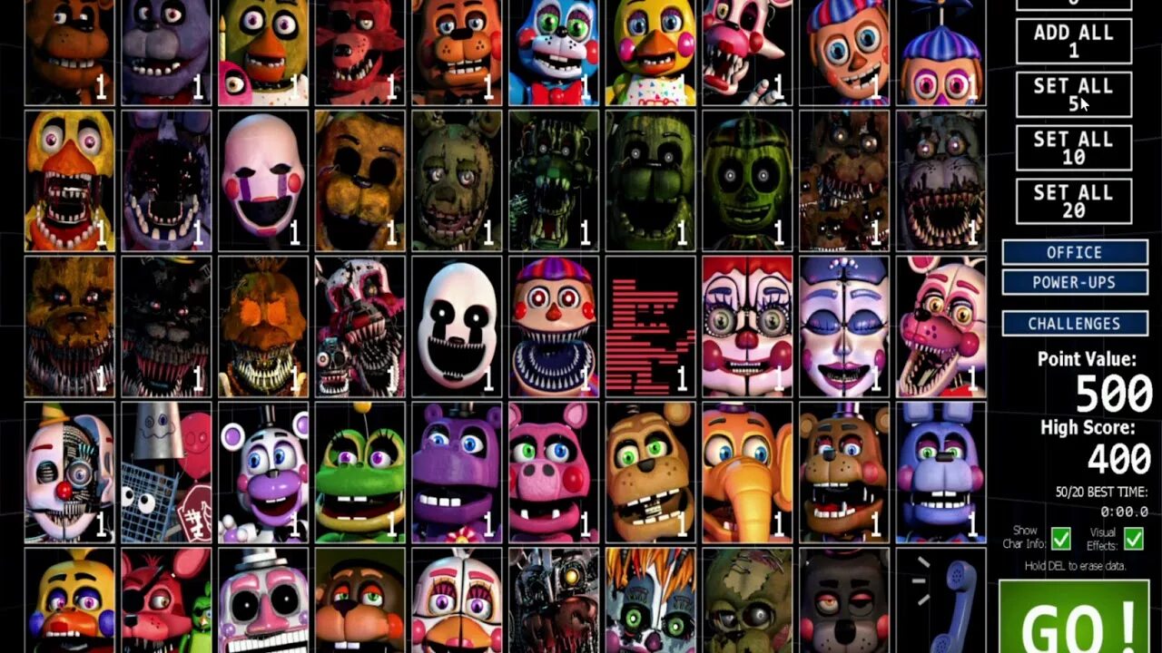 Ultimate custom night аниматроники. Фредди ультимейт кастом Найт. Персы ультимейт кастом Найт. ФНАФ 7 ультимейт кастом Найт. ФНАФ ультимейт кастом Найт персонажи.