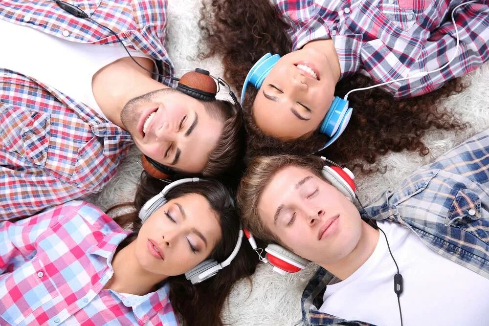We listen to the radio every