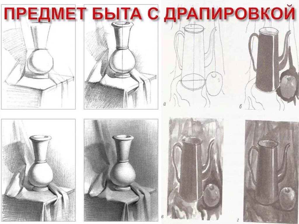 Изобразить предмет быта. Предметы быта. Трансформация бытовых предметов. Стилизация предметов быта. Драпировка с бытовыми предметами.