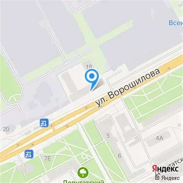 Ворошилова воронеж карта