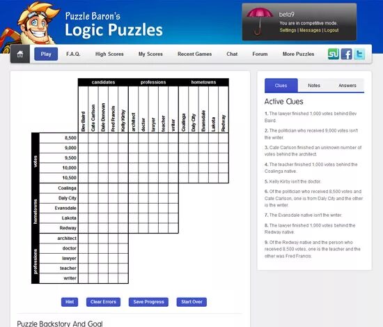Cross logic ответы. Puzzle baron. logic puzzle logic baron. logic puzzle на русском. logic puzzles with answers.