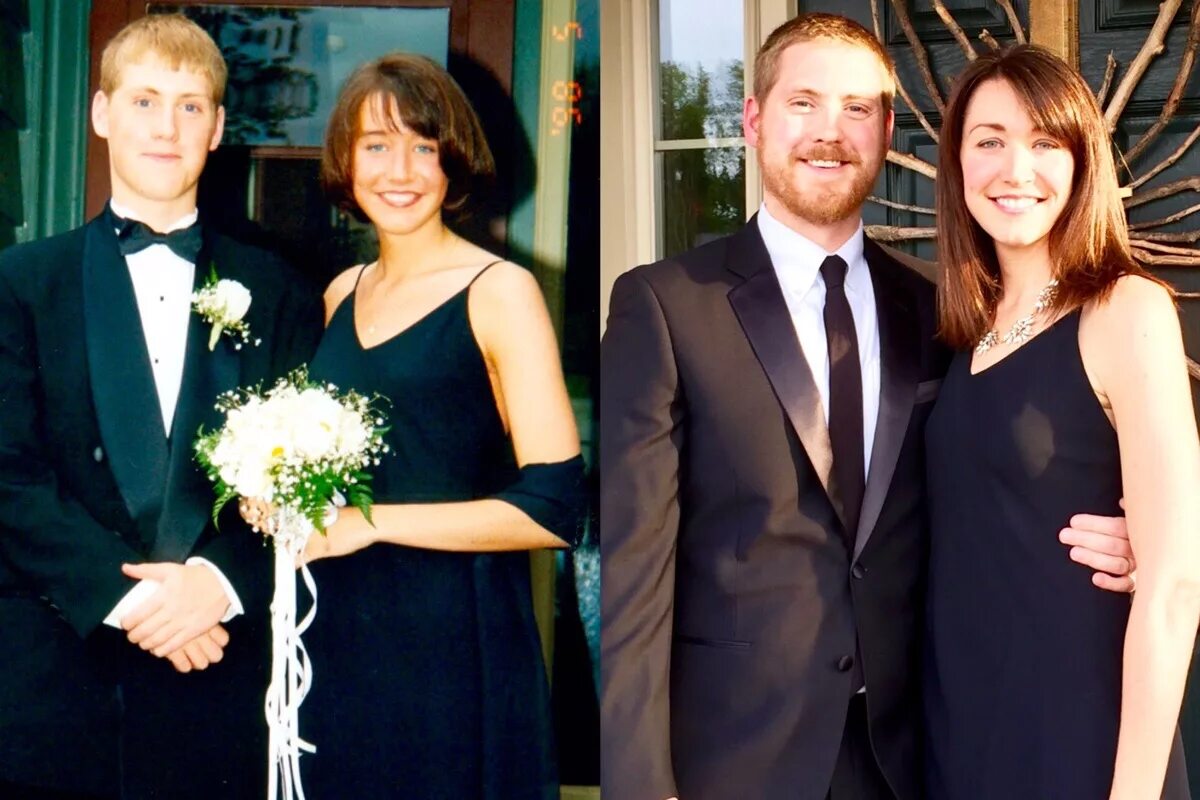 May wife. Семейные пары до и после 20 лет. Фото годы спустя пары. Фото 20 лет спустя. Фотографии 10 лет спустя.