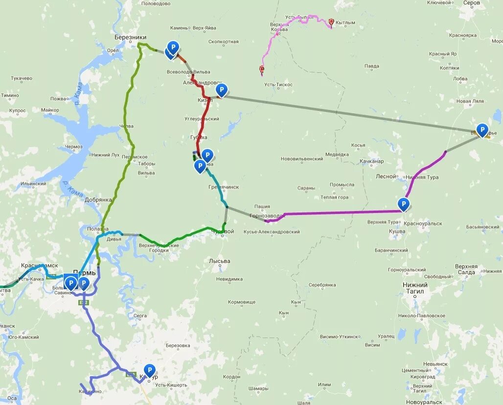 Пермь Березники карта. Пермь Березники карта дороги. Дорога Пермь Березники. Маршрут Пермь Березники на карте. Расстояние усть качки