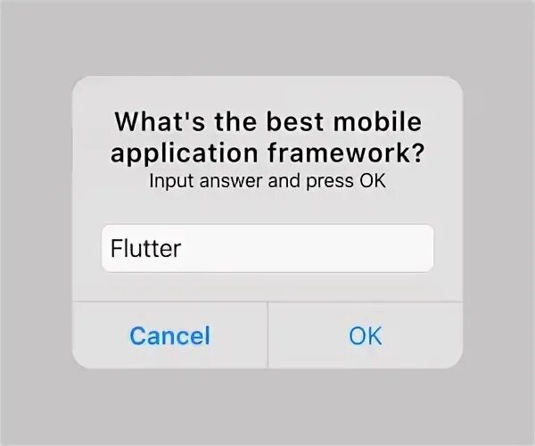 Input ios
