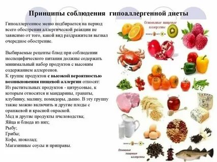 Антигистаминная еда