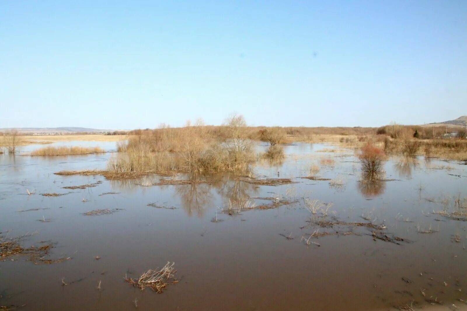 Уровень воды в реке ик